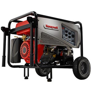 Honeywell 7,500 Watt Portable Gas Powered Generator with Electric Start on Sale